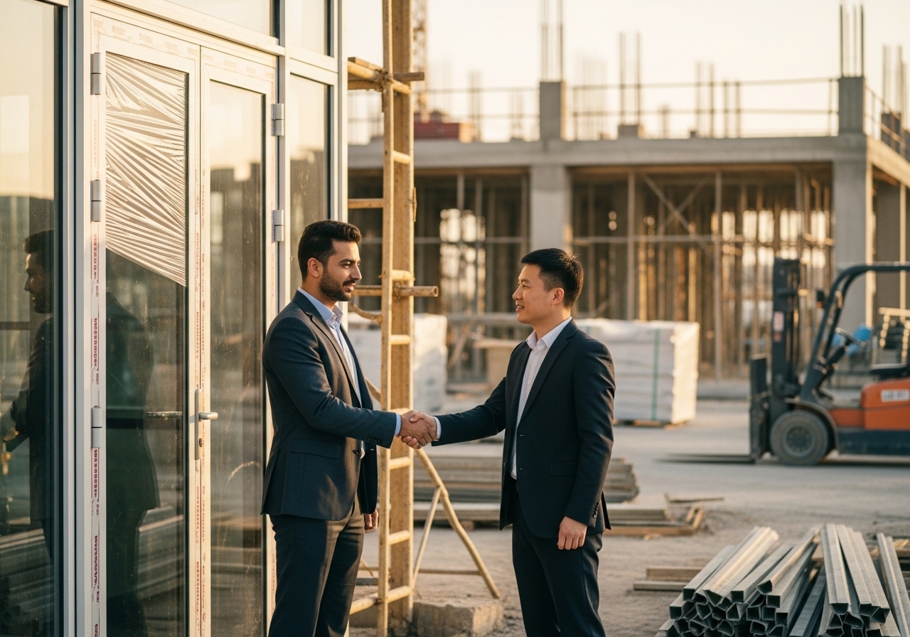 international cooperation aluminum doors