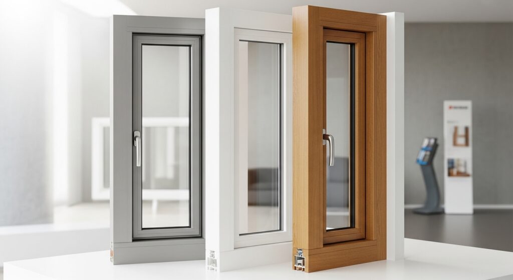 three window types showroom