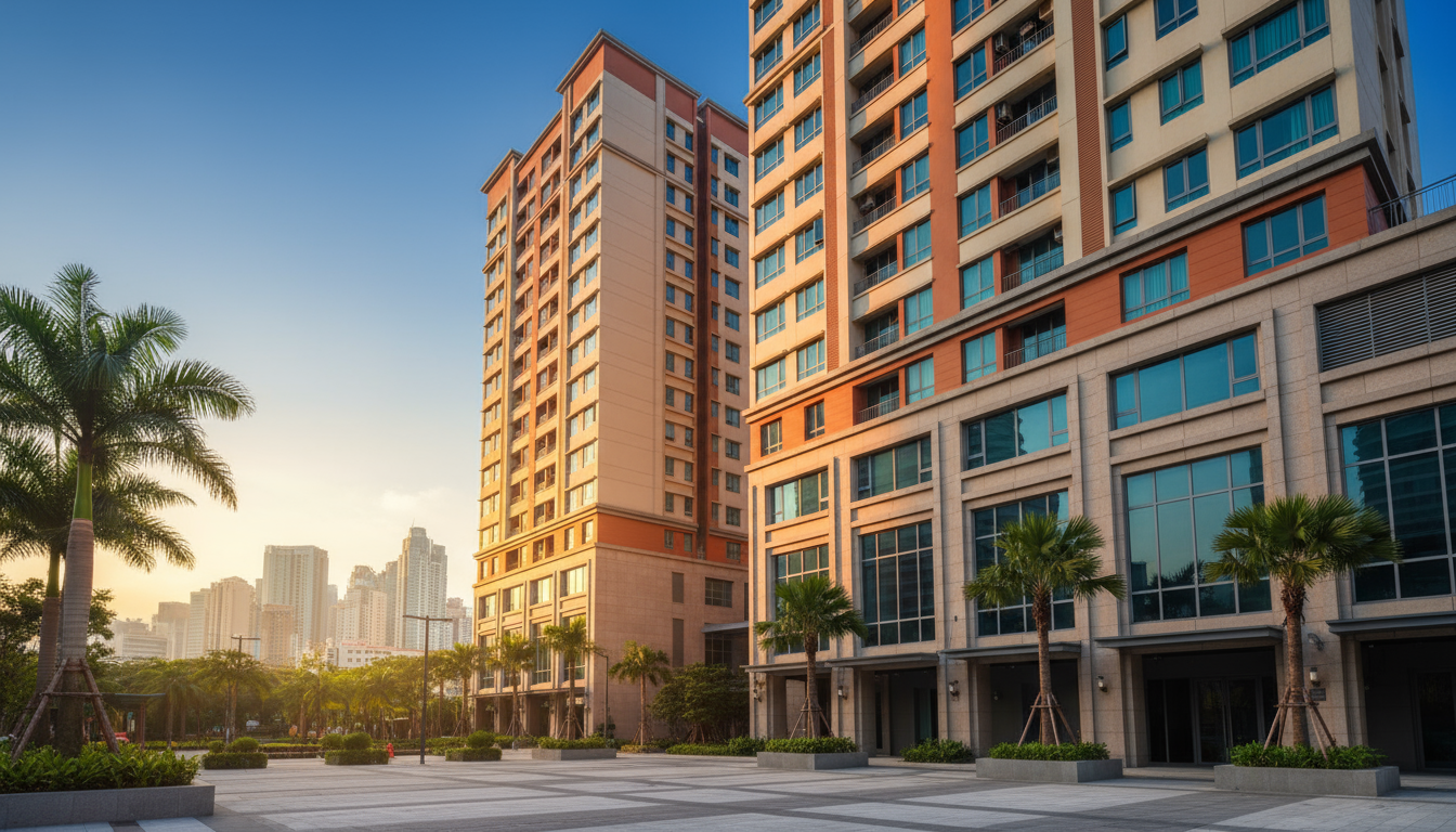 新兴市场城市建筑铝窗